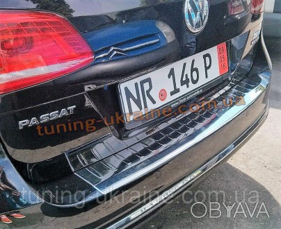 
Накладка на задний бампер (с загибом и без резины ) NEW для Volkswagen Passat B. . фото 1
