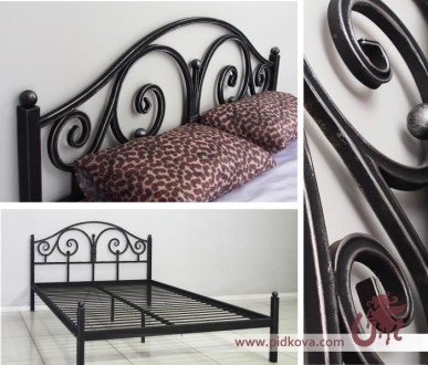 Кованая кровать — очень стильная и практичная мебель с большим сроком эксп. . фото 6