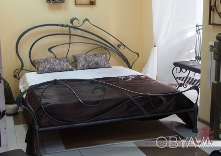 Кованая кровать — очень стильная и практичная мебель с большим сроком эксп. . фото 1