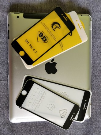 В наличии защитные стекла на все модели iPhone:

- обычные - 100 грн;
- 3D (б. . фото 2