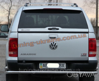  Защита заднего бампера на Volkswagen Amarok 2010 состоит из трубы диаметром 60м. . фото 1