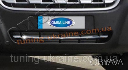  Накладка на передний бампер Omsa на Opel Movano B 2010 изготовлена из пищевой н. . фото 1