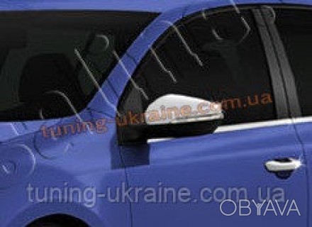  Накладки на зеркала Omsa на Volkswagen Golf 7 2012 изготовлены из пищевой нержа. . фото 1
