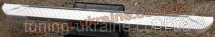  Пороги алюминиевые Allmond White для AUDI Q3 2011-2014 изготовлены из специальн. . фото 1