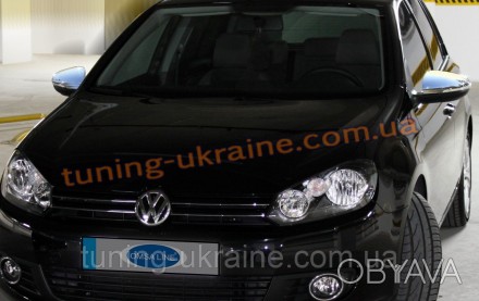  Накладки на зеркала Omsa на Volkswagen Golf 6 2008-2012 изготовлены из пищевой . . фото 1