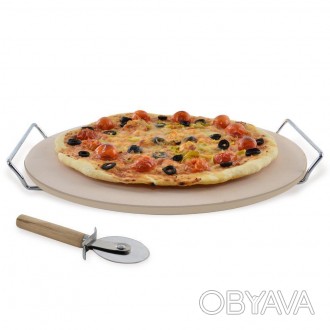 Камень для выпечки пиццы + подставка и нож
Аромат свежей выпечки, вкус настоящей. . фото 1