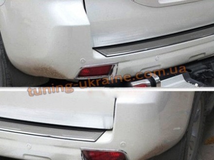 Накладка на задний бампер Toyota Prado FJ150 2009-14. Харків. фото 1 Накладка на задний бампер Toyota Prado FJ150 2009-14. Харків. фото 1