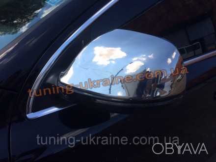  Накладки на зеркала Omsa на Audi Q7 2005-2014 изготовлены из пищевой нержавейки. . фото 1