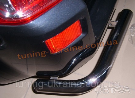 Защита заднего бампера уголки одинарные для Suzuki Grand Vitara 2006-2015 имеет . . фото 1