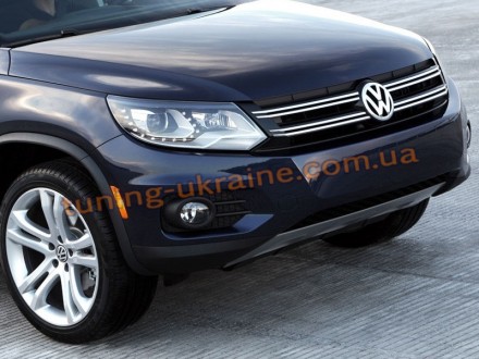 Накладка на бампер передняя VolksWagen Tiguan 2008+. Харків. фото 1 Накладка на бампер передняя VolksWagen Tiguan 2008+. Харків. фото 1