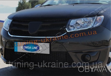  Накладка на решетку радиатора Omsa на Dacia Stepway 2013 изготовлена из пищевой. . фото 1