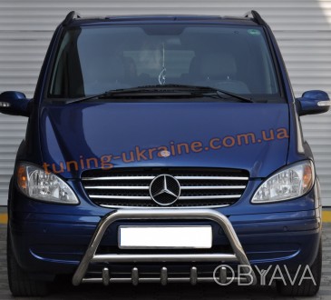  Диаметр труби d-51-140$ Кенгурятник на Mercedes Vito 2003-2010 состоит из трубы. . фото 1