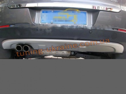 Накладка на бампер задняя VolksWagen Tiguan 2008-2011 выполнена из качественного. . фото 3