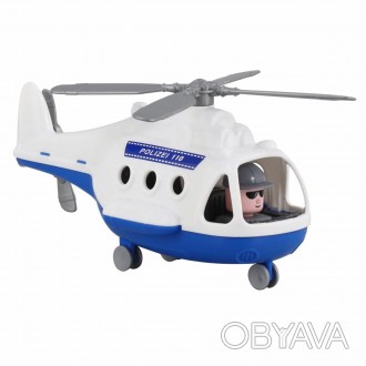 Вертолёт — полиция «Альфа» от фабрики «Полесье» — это игрушка, которая имеет окр. . фото 1