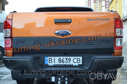 Защитная накладка на борт Ford Ranger 2013-2016 Накладка на задний борт Форд Рей. . фото 1