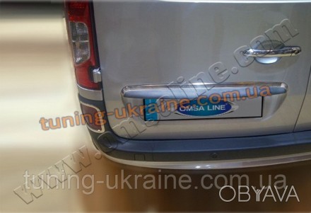  Накладка над номером на багажник Omsa на Mercedes Citan 2013 изготовлена из пищ. . фото 1