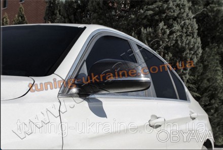  Накладки на зеркала с карбоном Omsa на BMW 1 2011-2015 изготовлена из пищевой н. . фото 1