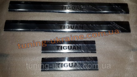 Хром накладки на пороги для Volkswagen Tiguan 2015+. Харків. фото 1 Хром накладки на пороги для Volkswagen Tiguan 2015+. Харків. фото 1