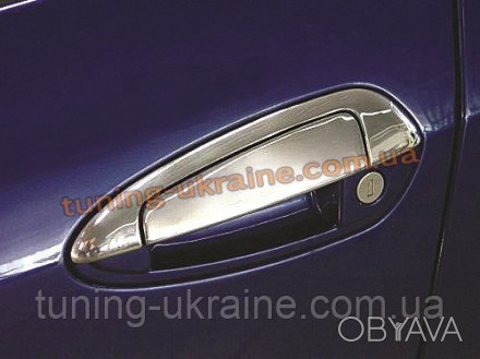  Накладки на дверные ручки с верхушкой Omsa на Fiat Linea 2007 изготовлены из пи. . фото 1