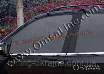 Нижние молдинги стекол Omsa на Mercedes ML W164 2005-2011 изготовлены из пищево. . фото 1