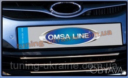  Накладки на решетку радиатора Omsa на Hyundai i40 2011-2014 седан изготовлены и. . фото 1