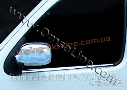  Накладки на зеркала Omsa на Renault Kangoo 1998-2008 изготовлены из пищевой нер. . фото 1