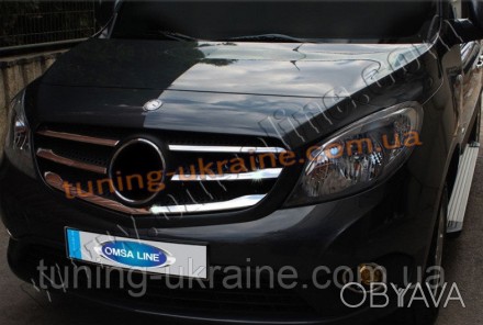  Накладки на решетку радиатора Omsa на Mercedes Citan 2013 изготовлены из пищево. . фото 1