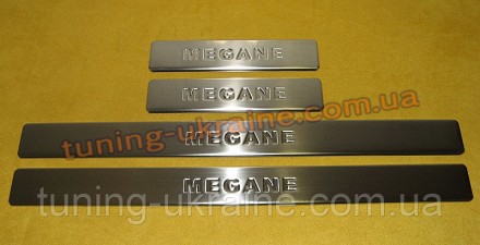 Накладки на пороги Omsa на Renault Megane 2002-2009. Харків. фото 1 Накладки на пороги Omsa на Renault Megane 2002-2009. Харків. фото 1