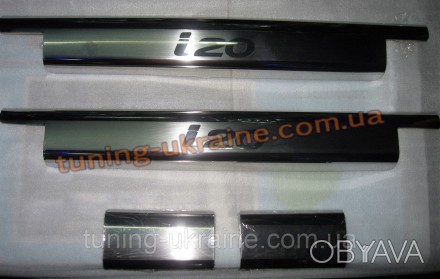 
Хром накладки на пороги надпись гравировка для Hyundai i20 2009+
комплект 4шт.
. . фото 1