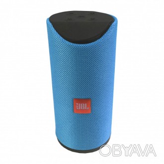 Bluetooth колонка JBL JC-113UP (16 * 7.5 * 7.5 см) блакитна
 
Відмінна якість за. . фото 1