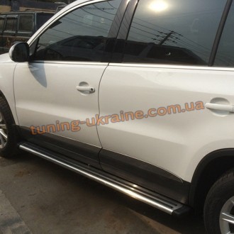 Боковые площадки оригинал V1 на Volkswagen Tiguan 2007+. Харків. фото 1 Боковые площадки оригинал V1 на Volkswagen Tiguan 2007+. Харків. фото 1