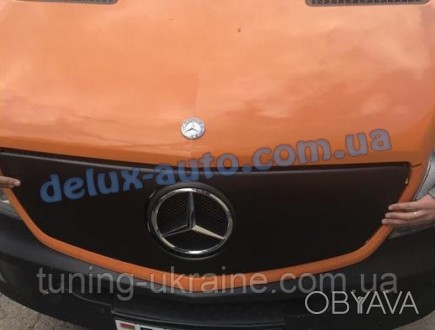 Решетка зимняя матовая (2013↗) на Mercedes Sprinter 2006-2018 гг. изготовлена из. . фото 1