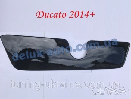 Решетка зимняя глянцевая на Fiat Ducato 2014↗ гг. изготовлена из глянцевого плас. . фото 1