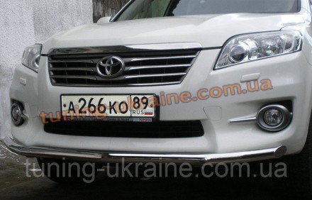 Защита переднего бампера труба одинарная D60 на Toyota RAV 4 2000-2005. Харків. фото 1 Защита переднего бампера труба одинарная D60 на Toyota RAV 4 2000-2005. Харків. фото 1