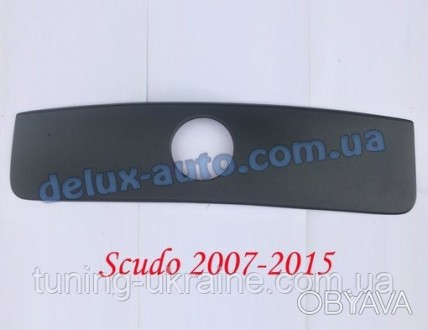 Решетка зимняя глянцевая на Fiat Scudo 2007-2015 гг. изготовлена из глянцевого п. . фото 1