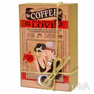  
Кофейный набор "For sweet love".
Кофейный набор с шоколадом FOR SWEET LOVE сос. . фото 1