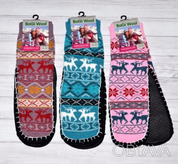  
Женские домашние тапочки-носки с поверхностью 
Уютные, теплые домашние носочки. . фото 1