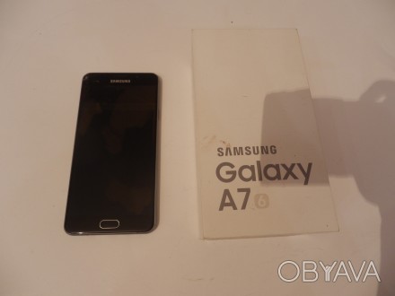 
Смартфон б/у Samsung Galaxy A7 2016 Duos SM-A710 16Gb Black №7416 на запчасти
-. . фото 1