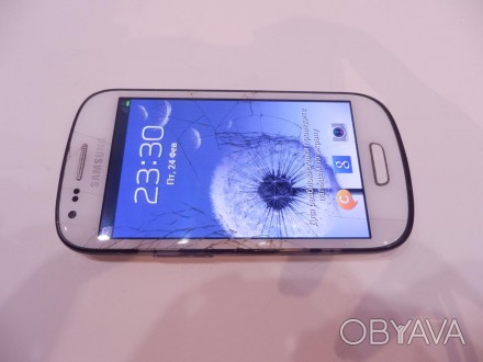 
Смартфон б/у Samsung Galaxy S III mini I8190 Marble White №4333 на запчасти
- в. . фото 1