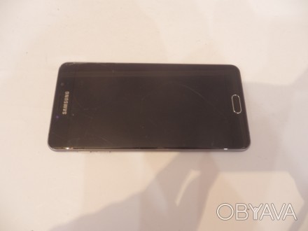 
Смартфон б/у Samsung Galaxy A7 2016 Duos SM-A710 16Gb Black №5480 на запчасти
-. . фото 1