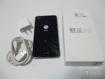 Мобильный телефон Meizu M3S Y685H (16gb) №3851
 - в ремонте был 
- экран рабочий. . фото 1