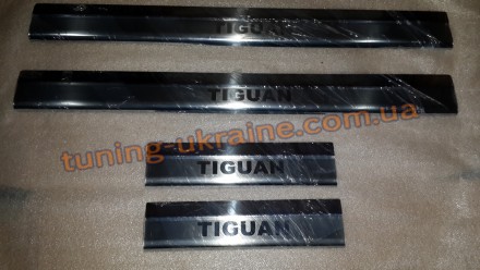 Хром накладки на пороги для Volkswagen Tiguan 2015+. Харків. фото 1 Хром накладки на пороги для Volkswagen Tiguan 2015+. Харків. фото 1