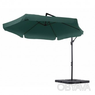 Зонт садовый EMPOLI 300см зеленый
Примечание: подставка для зонта, видимая на сн. . фото 1