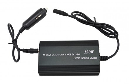 Универсальное зарядное для ноутбука в авто и 220В 120W UKC 901 + переходники (03. Львов. фото 1 Универсальное зарядное для ноутбука в авто и 220В 120W UKC 901 + переходники (03. Львов. фото 1