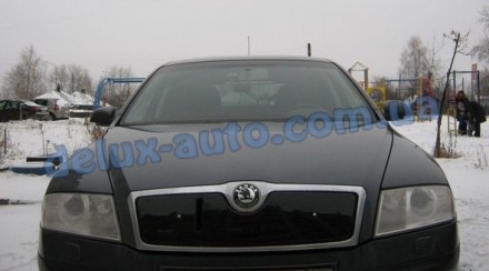 Зимняя матовая накладка на решетку (верхняя) на Skoda Octavia A5 2010↗ гг.. Харків. фото 1 Зимняя матовая накладка на решетку (верхняя) на Skoda Octavia A5 2010↗ гг.. Харків. фото 1