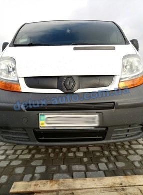 Зимняя верхняя накладка на решетку глянец на Renault Trafic 2007-2015 гг.. Харків. фото 1 Зимняя верхняя накладка на решетку глянец на Renault Trafic 2007-2015 гг.. Харків. фото 1