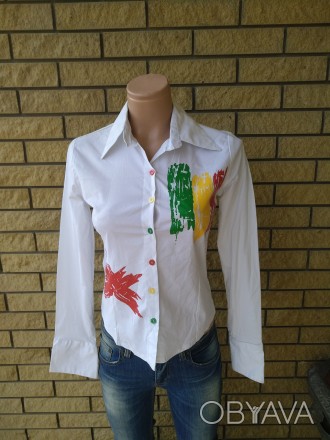 Рубашка женская коттоновая стрейчевая REELITE, 95% коттон, 5% эластан. Доступные. . фото 1