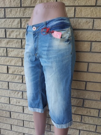 Бриджи унисекс брендовые джинсовые стрейчевые DSQUARED, Турция, 100% стрейч-котт. . фото 4