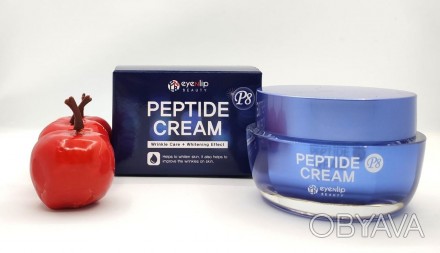 Крем для лица Eyenlip Peptide P8 Cream
Пептиды держат в тонусе
Уход с пептидами . . фото 1