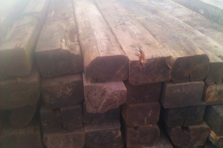 продаём шпалы железнодорожные деревянные б/у по 229 грн/шпала для стройки и 259 . . фото 2